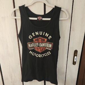 Harley-Davidson Motorcycles Black Tank